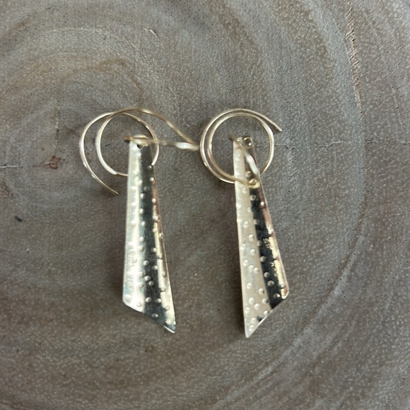 Harry Mason Gold plated drop earrings - Picture 3 of 7